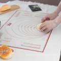 Tapis de pâte à pâtisserie en silicone sans glissement de qualité alimentaire